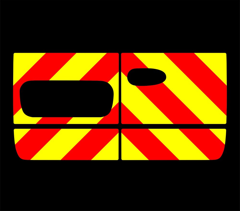 High visibility chevron boards and kits